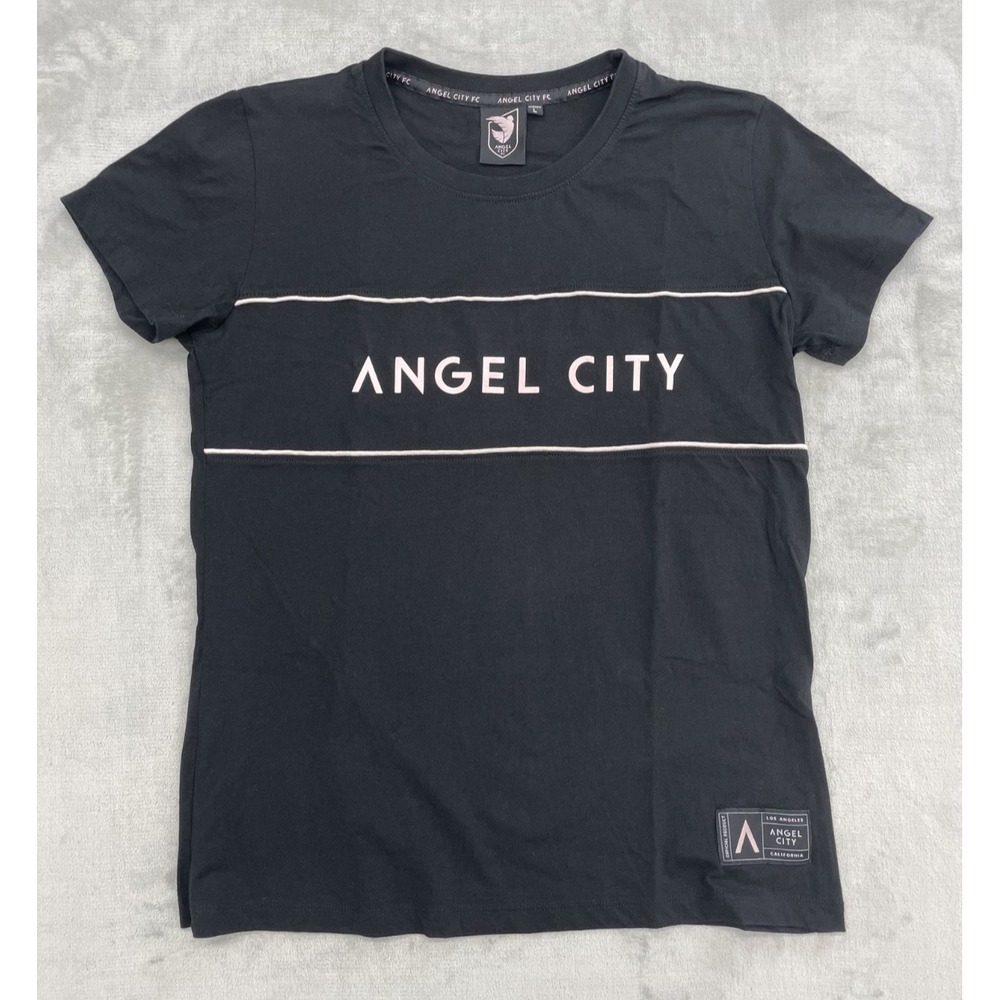 Angel City FC T-Shirt Women L Black Official LA Soccer